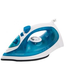 Esperanza EHI002 Ferro da stiro Ferro con vapore piastra in ceramica blu bianco 2200 W