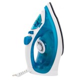 Esperanza EHI002 Ferro da stiro Ferro con vapore piastra in ceramica blu bianco 2200 W