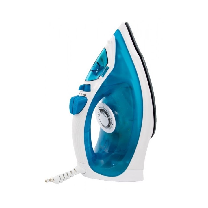 Esperanza EHI002 Ferro da stiro Ferro con vapore piastra in ceramica blu bianco 2200 W