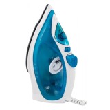 Esperanza EHI002 Ferro da stiro Ferro con vapore piastra in ceramica blu bianco 2200 W