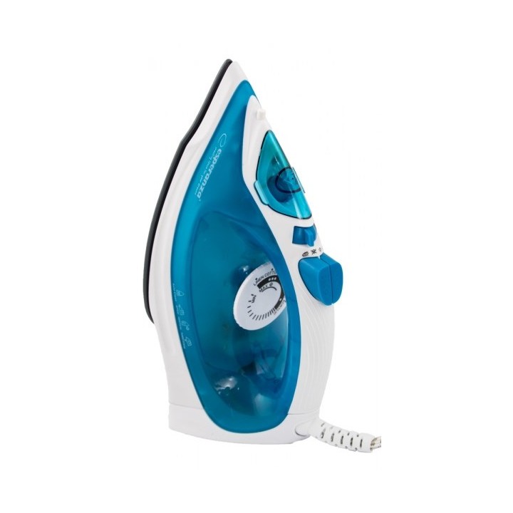 Esperanza EHI002 Ferro da stiro Ferro con vapore piastra in ceramica blu bianco 2200 W