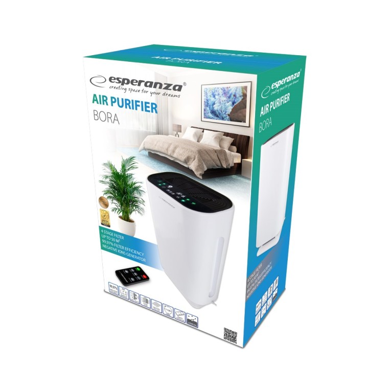 Esperanza EHP003 Purificatore d'aria Bianco