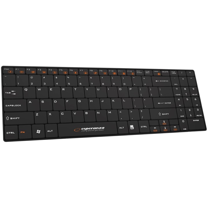 Esperanza EK122K tastiera RF wireless QWERTY nera