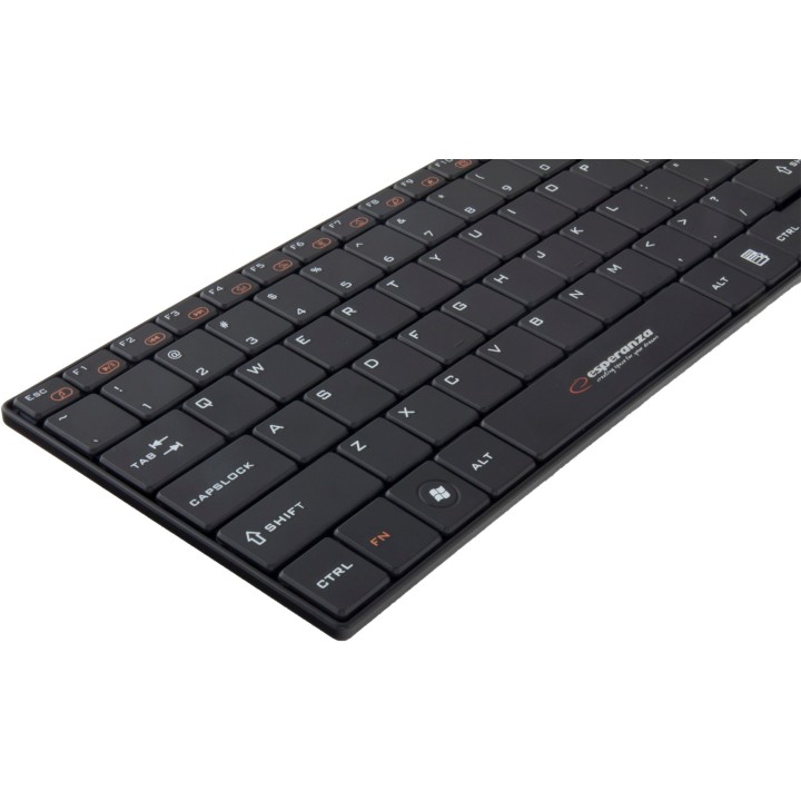 Esperanza EK122K tastiera RF wireless QWERTY nera
