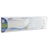 Esperanza EK122W tastiera RF wireless QWERTY bianca