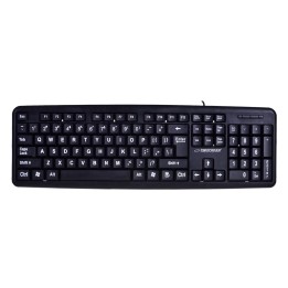 Esperanza EK129 tastiera USB QWERTY UK inglese nero