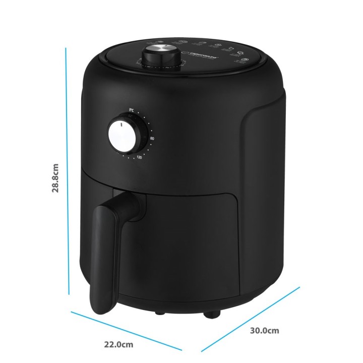 Esperanza EKA001 Friggitrice ad aria 2 6L 1000W nero