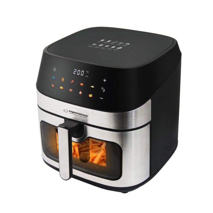 Esperanza EKA005 Friggitrice ad aria 8L 1600W Inox
