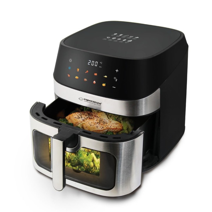 Esperanza EKA005 Friggitrice ad aria 8L 1600W Inox