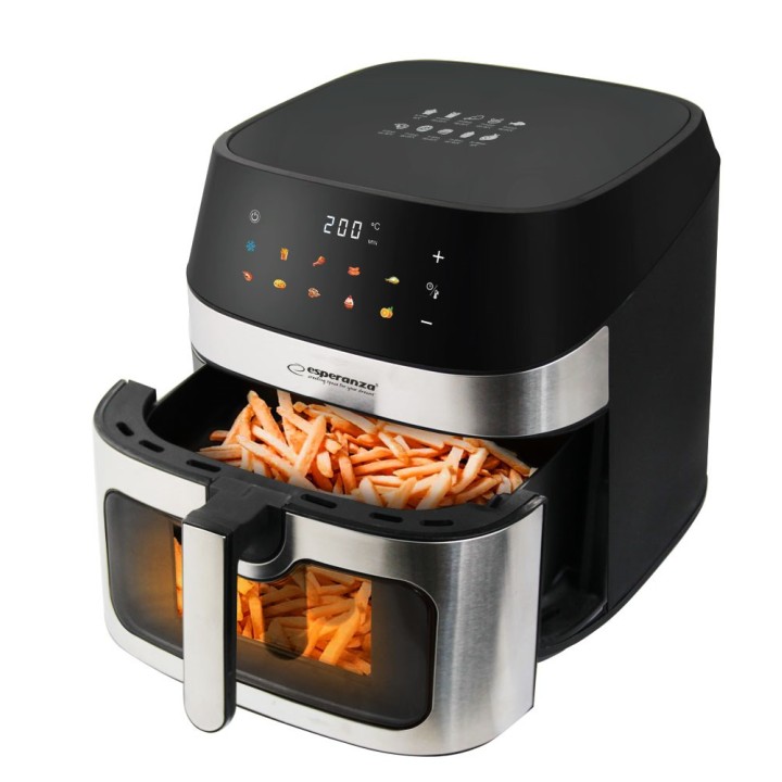 Esperanza EKA005 Friggitrice ad aria 8L 1600W Inox