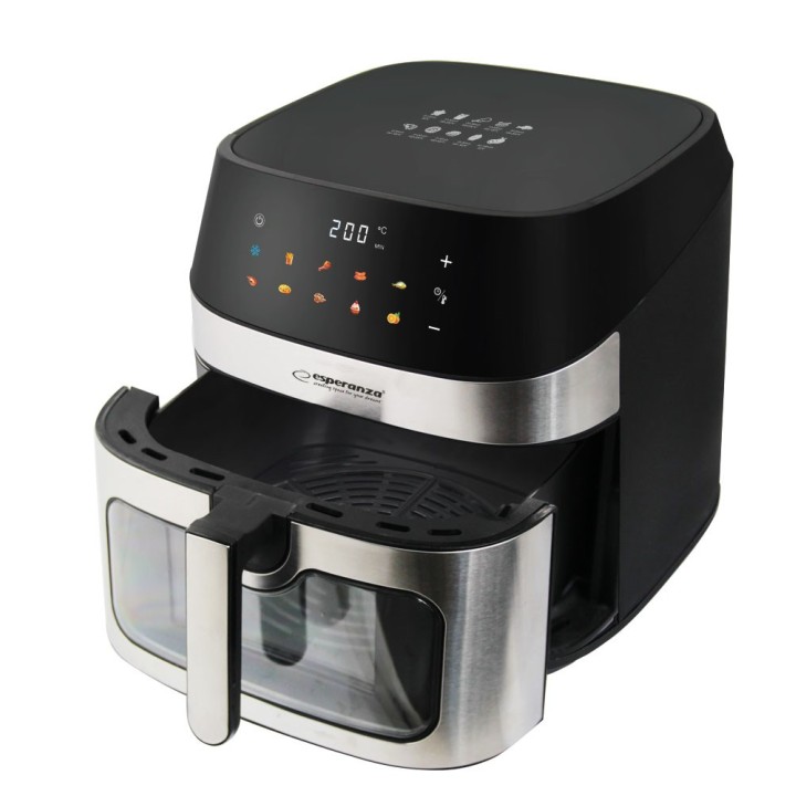 Esperanza EKA005 Friggitrice ad aria 8L 1600W Inox