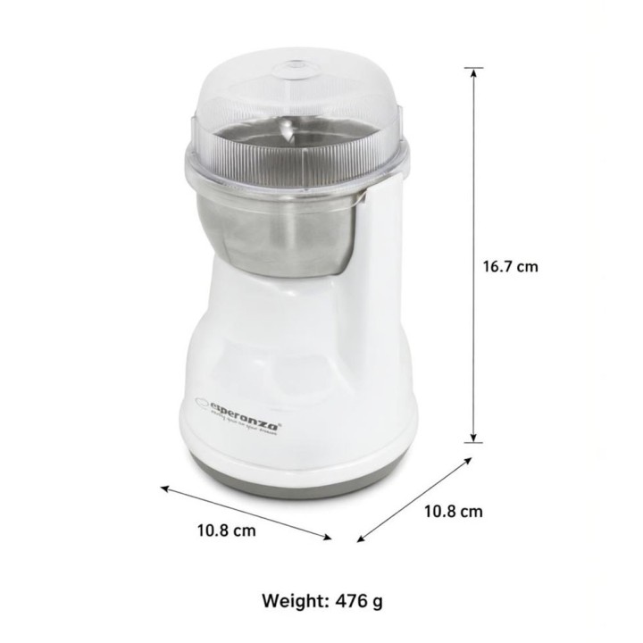 Esperanza EKC002W macinacaffè 160 W bianco