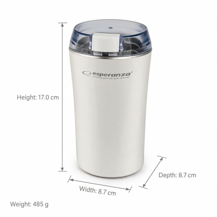Esperanza EKC008W Macinacaffè bianco 160 W