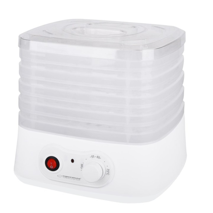 Esperanza EKD004 Essiccatore per alimenti Trasparente Bianco 250 W