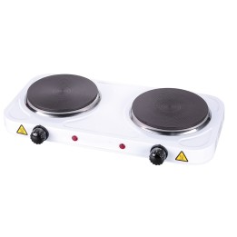 Esperanza EKH010W Piano cottura elettrico regolabile 2 zone cottura bianco