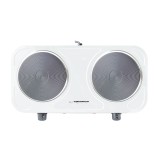 Esperanza EKH010W Piano cottura elettrico regolabile 2 zone cottura bianco
