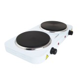 Esperanza EKH010W Piano cottura elettrico regolabile 2 zone cottura bianco