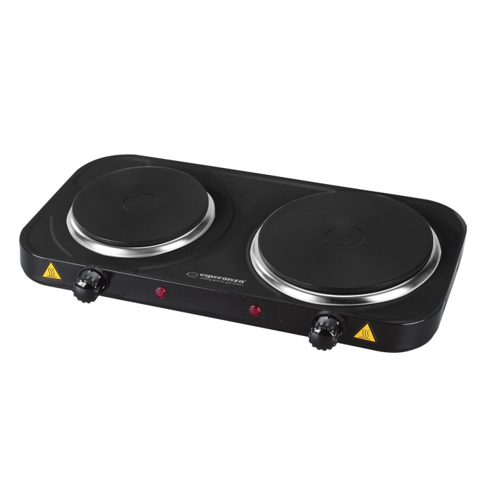 Esperanza EKH014K Piastra elettrica a 2 zone nero