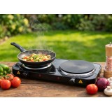 Esperanza EKH014K Piastra elettrica a 2 zone nero