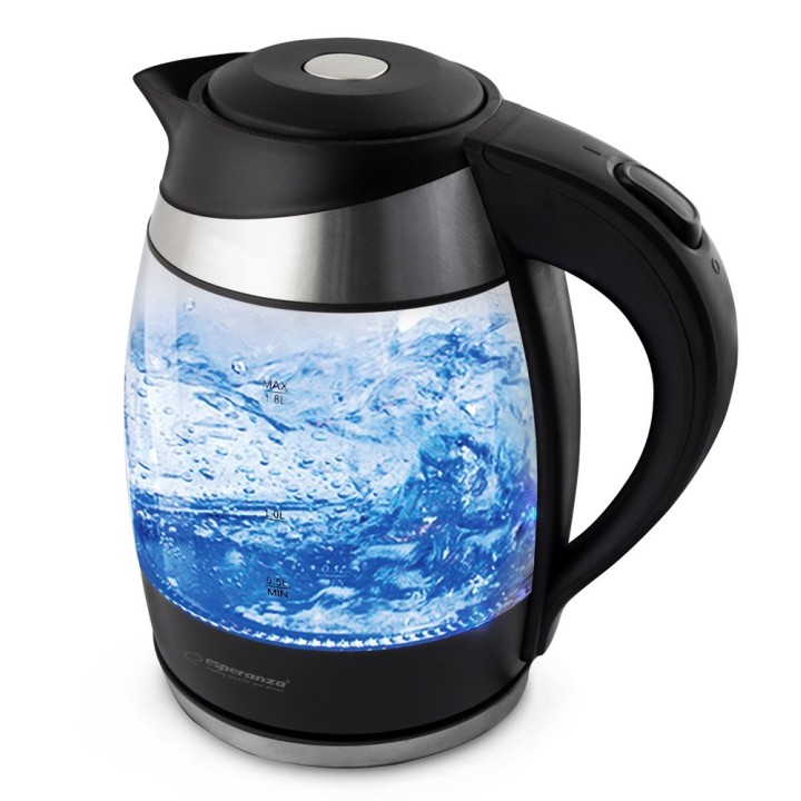 Esperanza EKK009 bollitore elettrico 1.8 L nero multicolore 2200 W