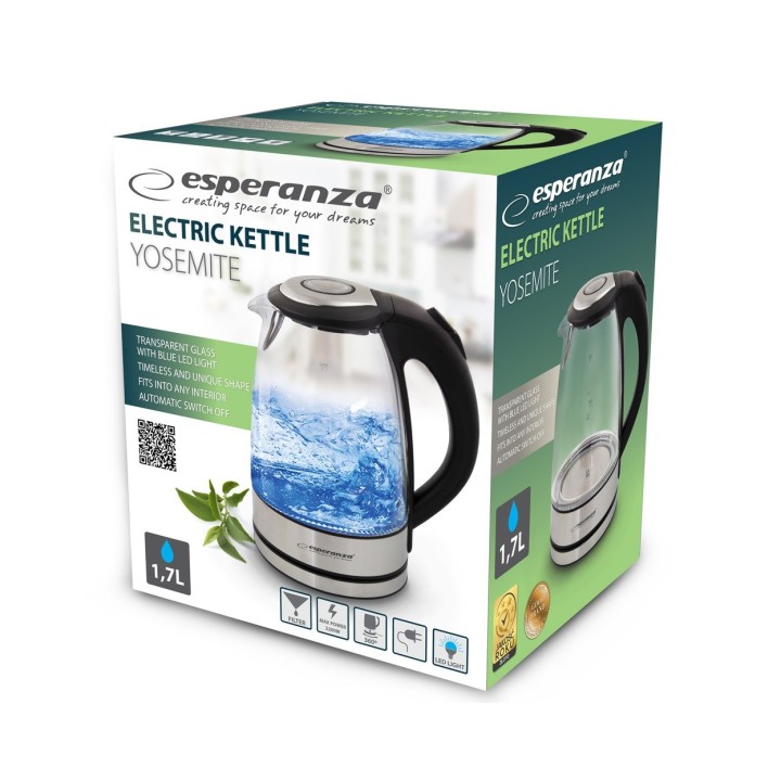 Esperanza EKK012 Bollitore elettrico 1.7 L nero multicolore 2200 W