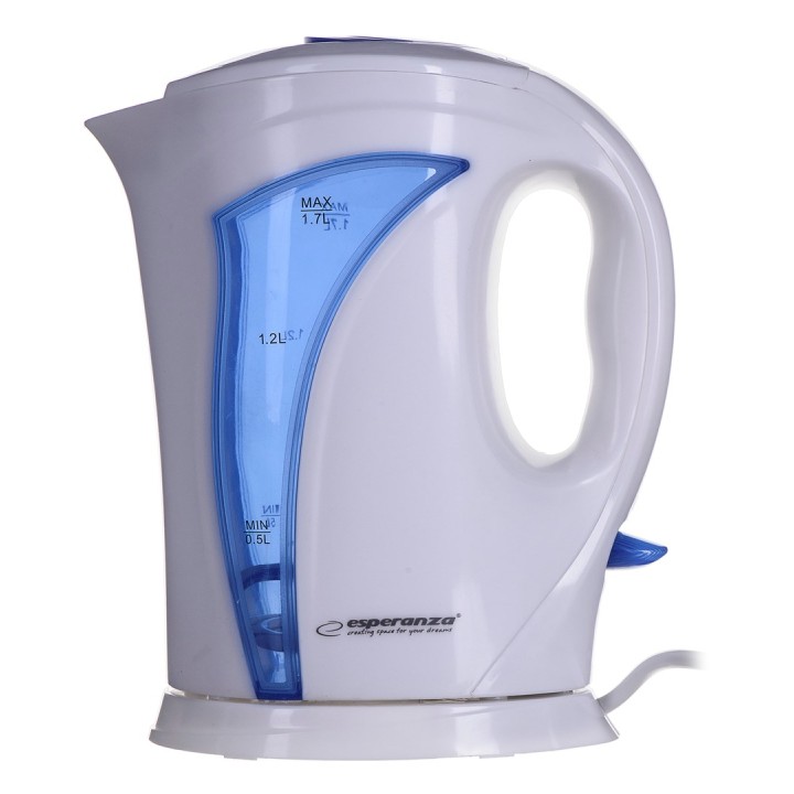 Esperanza EKK018B Bollitore elettrico 1.7 L bianco / blu