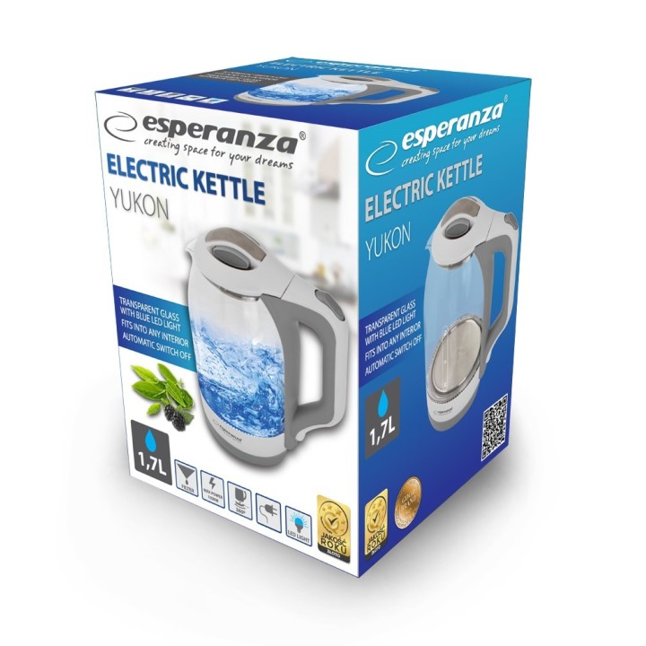 Esperanza EKK025W bollitore elettrico 1.7 L bianco multicolore 1500 W