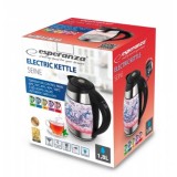 Esperanza EKK026 bollitore elettrico 1.7 L 2200 W nero trasparente