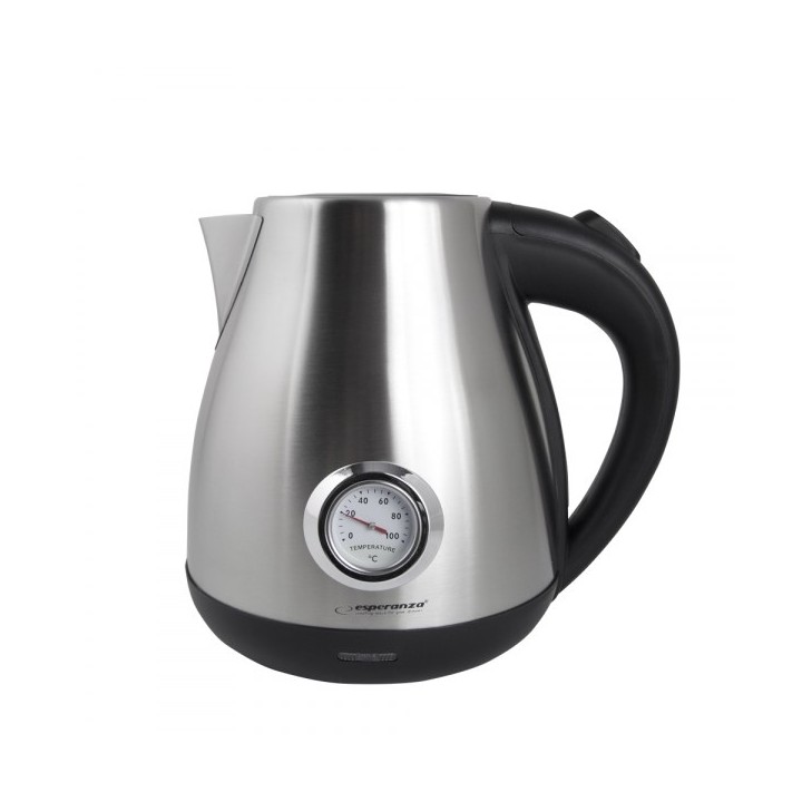 Esperanza EKK029 Bollitore elettrico 1.7 L 2200 W Nero Acciaio