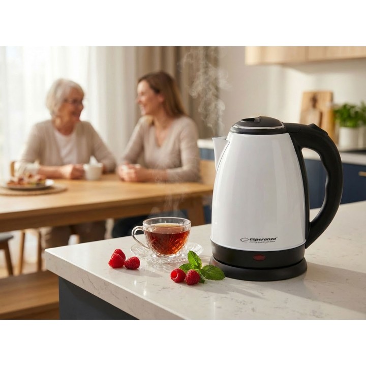 Esperanza EKK113W Bollitore elettrico 1.8 L nero bianco 1800 W