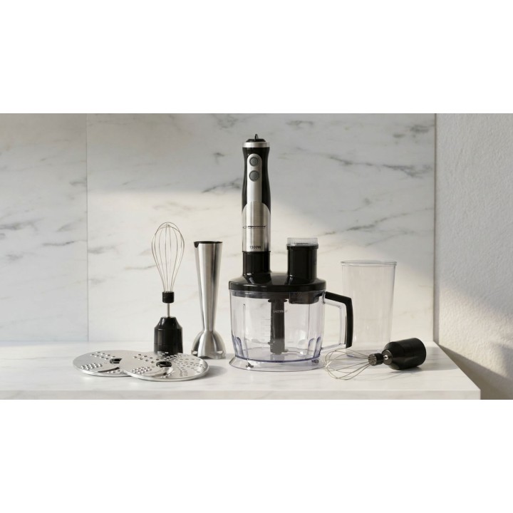 Esperanza EKM004 frullatore 0.6 L Frullatore a immersione nero argento trasparente 800 W