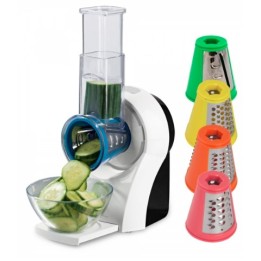 Esperanza EKM026 grattugia/spiralizzatore elettrico plastica multicolore