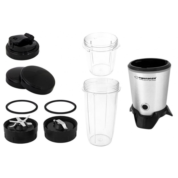 Esperanza EKM028 frullatore frullatore da tavolo 1000 W nero acciaio inossidabile