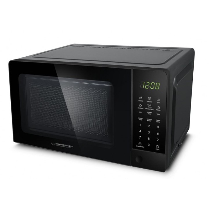 Esperanza EKO009 Microonde Microonde Solo nero da piano cottura 20 L 700 W