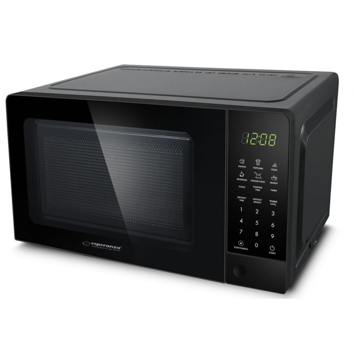 Esperanza EKO009 Microonde Microonde Solo nero da piano cottura 20 L 700 W