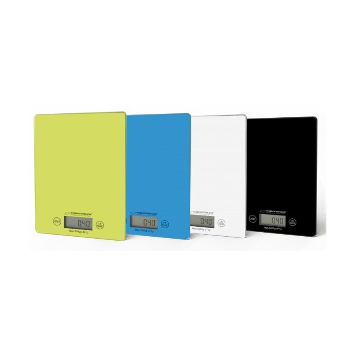 Esperanza EKS002G bilancia da cucina bilancia da cucina elettronica verde giallo da bancone rettangolare