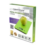 Esperanza EKS002G bilancia da cucina bilancia da cucina elettronica verde giallo da bancone rettangolare