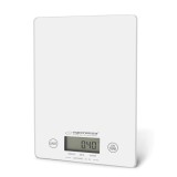 Esperanza EKS002W bilancia da cucina bianco da bancone rettangolare bilancia da cucina elettronica