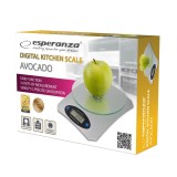 Esperanza EKS006 Bilancia da cucina elettronica Rettangolare