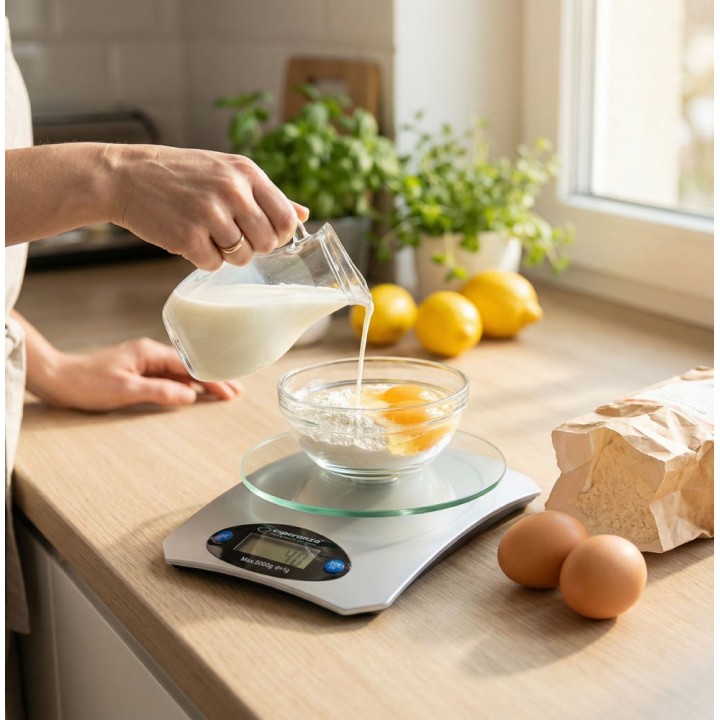 Esperanza EKS006 Bilancia da cucina elettronica Rettangolare