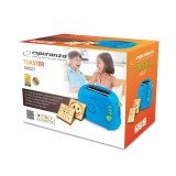 Esperanza EKT003B Tostapane 750 W blu