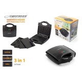 Esperanza EKT006K sandwich maker 700 W nero