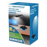 Esperanza ELD105K Lampada da tavolo 3 W LED Nero