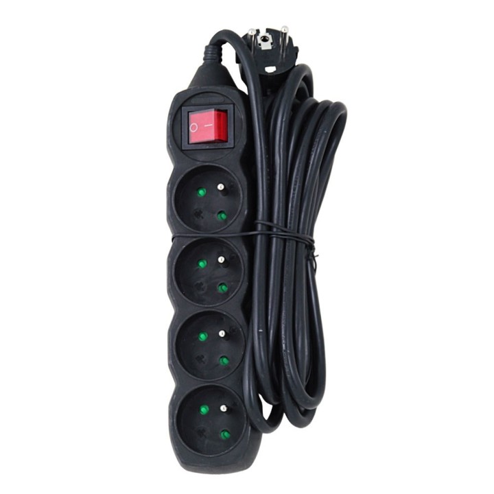 Esperanza ELK213K Prolunga 3 m 4 AC prese interno nero