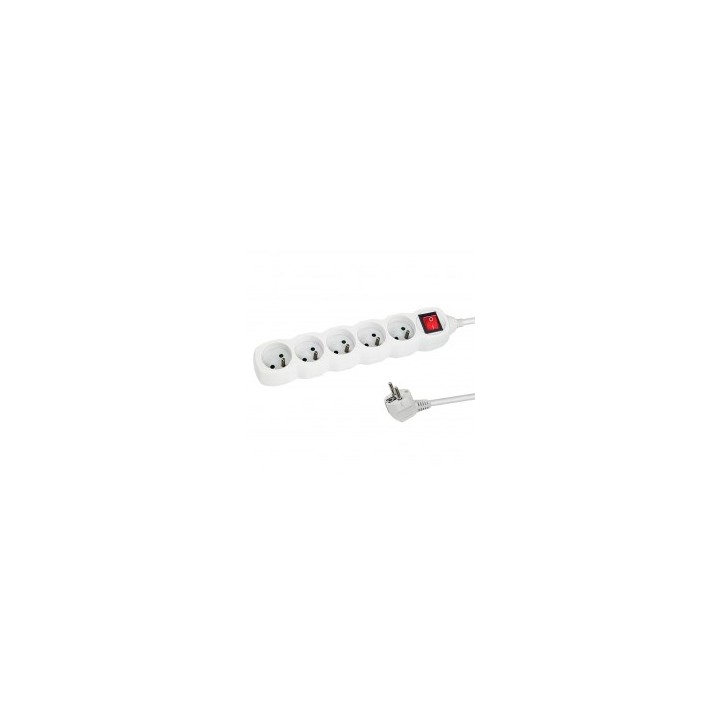 Esperanza ELK214W Prolunga 1.5 m 5 AC prese interno bianco