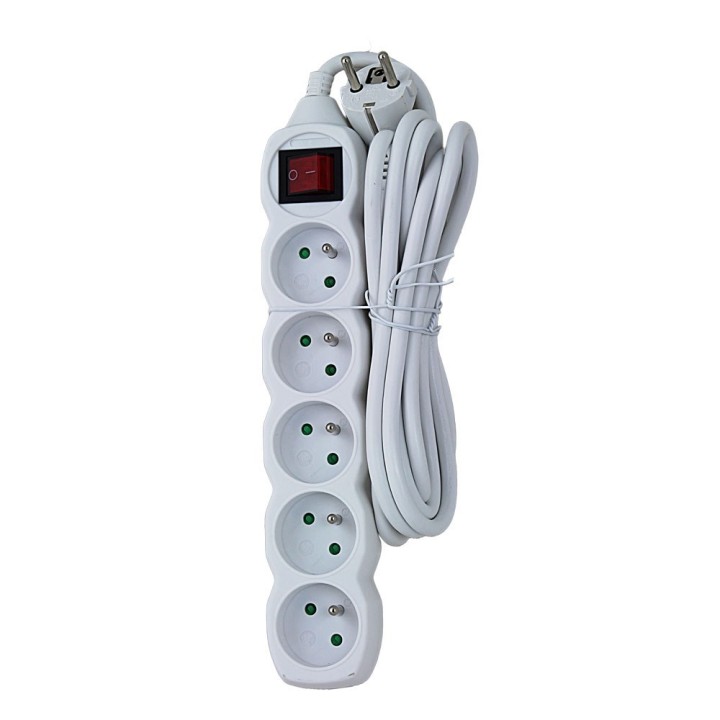 Esperanza ELK215W Prolunga 3 m 5 AC prese interno bianco
