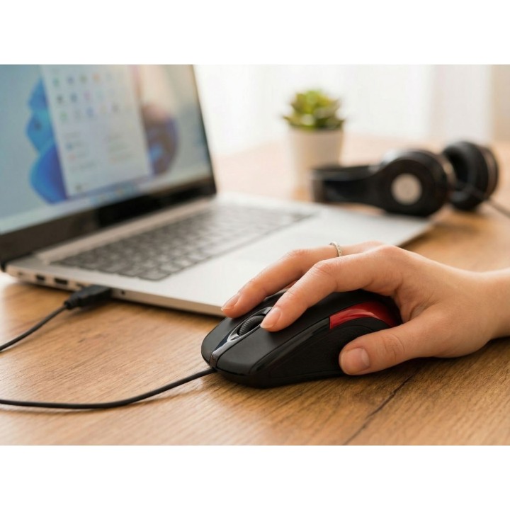Esperanza EM102R Mouse USB Type-A Ottico 800 DPI