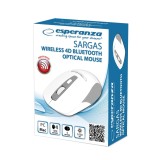 Esperanza EM130W mouse wireless Bluetooth 4D bianco