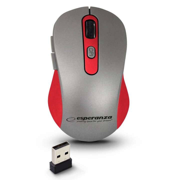 Esperanza EM131R mouse RF wireless ottico 1600 DPI