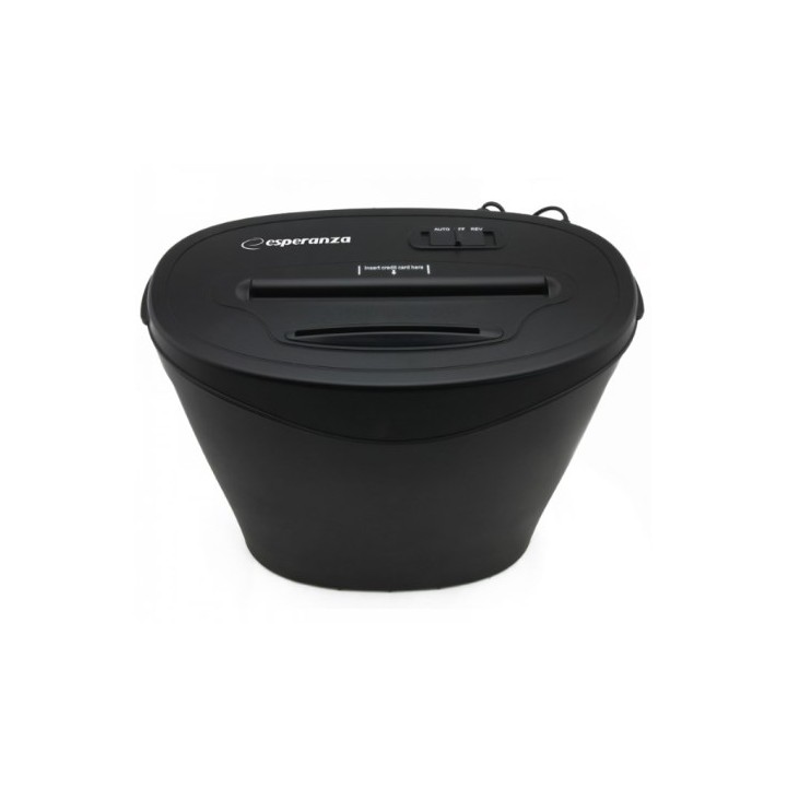 Esperanza EN103 trituratore di carta 22 cm nero
